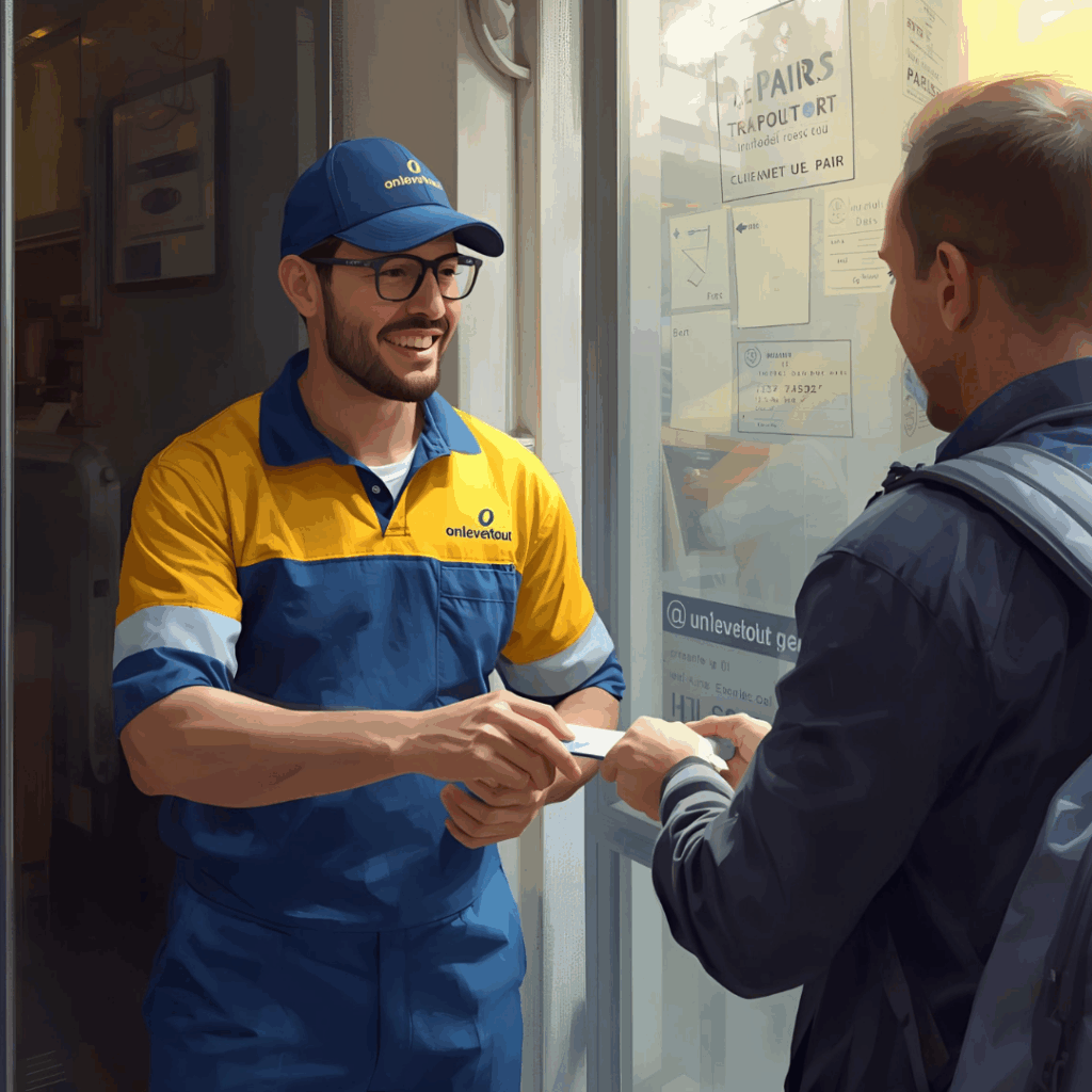 Certificat onlevetout de vidage de succession remis aux notaires après intervention.