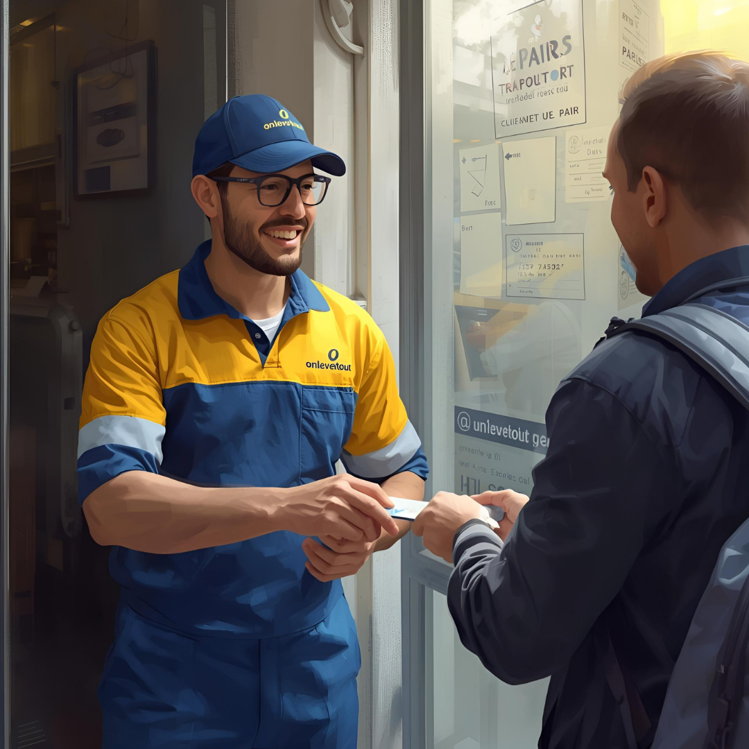 Certificat onlevetout de vidage de succession remis aux notaires après intervention.