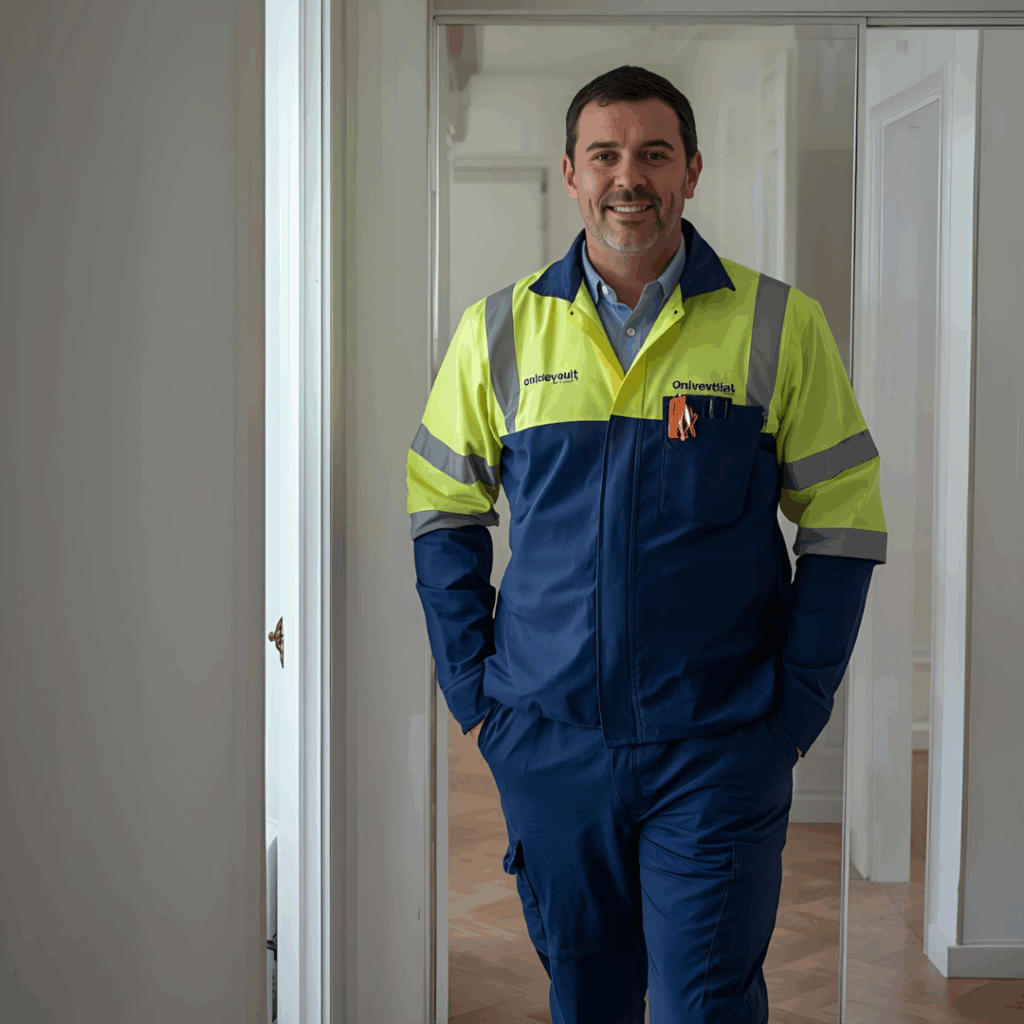Équipe en action pour le débarras d'un appartement à Créteil (94), chargement de mobilier.