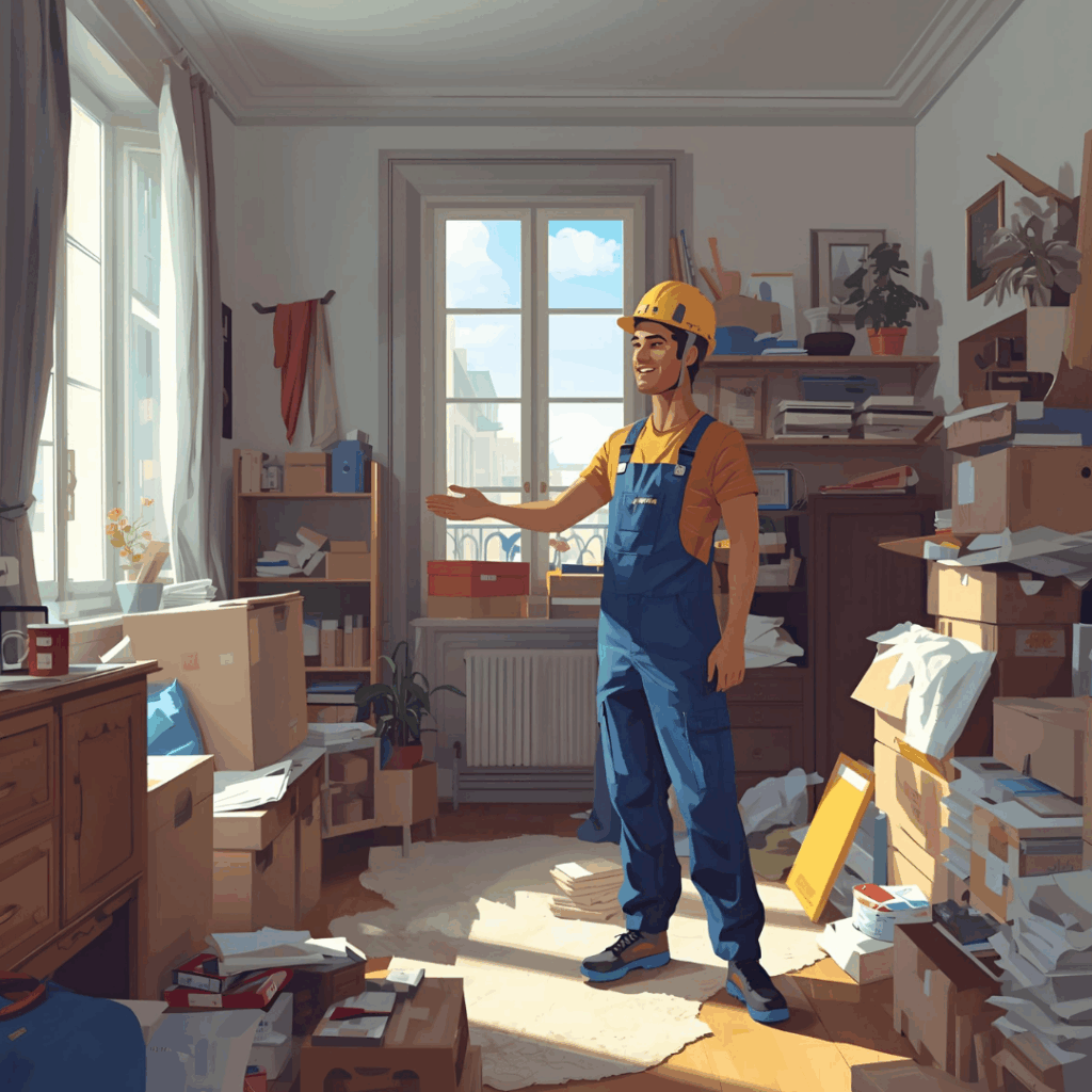 Débarras maison succession partage - Gestion héritage familial