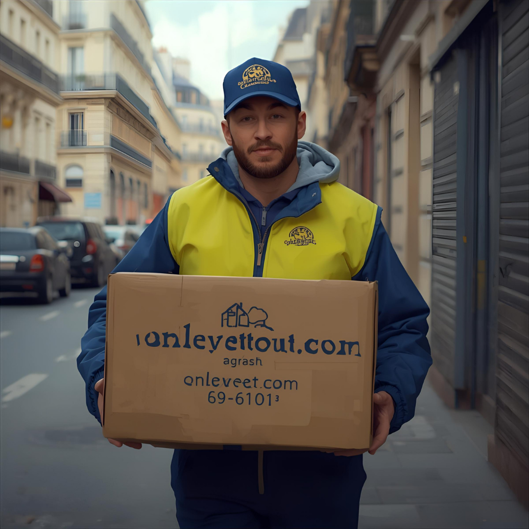 Notre équipe procédant avec délicatesse au tri des effets personnels lors d'un débarras après décès.