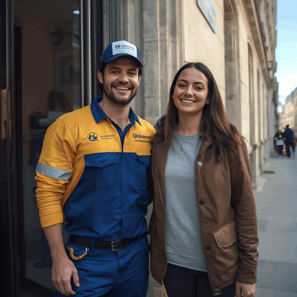 Appartement parfaitement vidé et nettoyé après intervention pour succession.